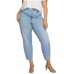 Good American Straight Leg Good Mom Jean Slimming Plus Size 20 NWT
